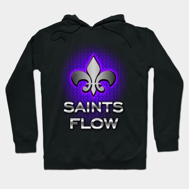 Saints Flow Hoodie by ebbdesign